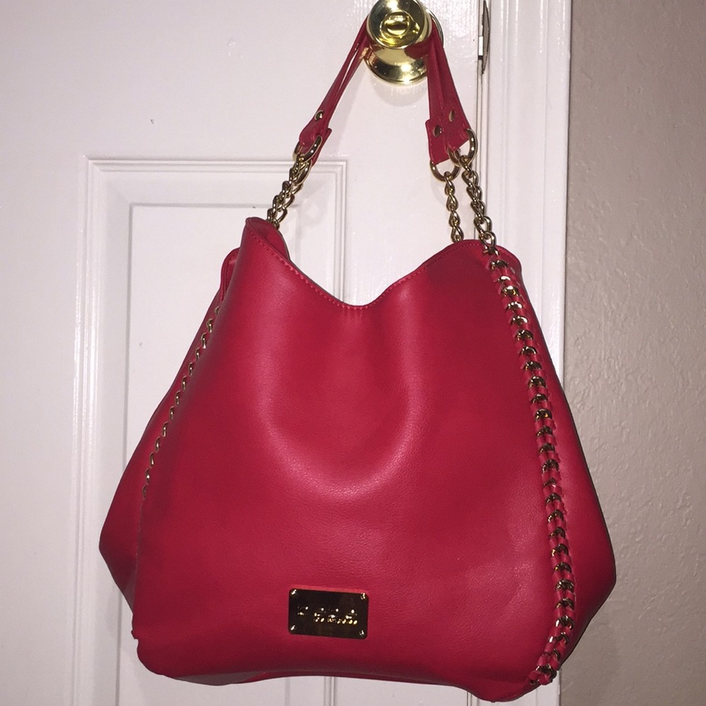 BEBE Los Angeles designer 3 compartment Purse